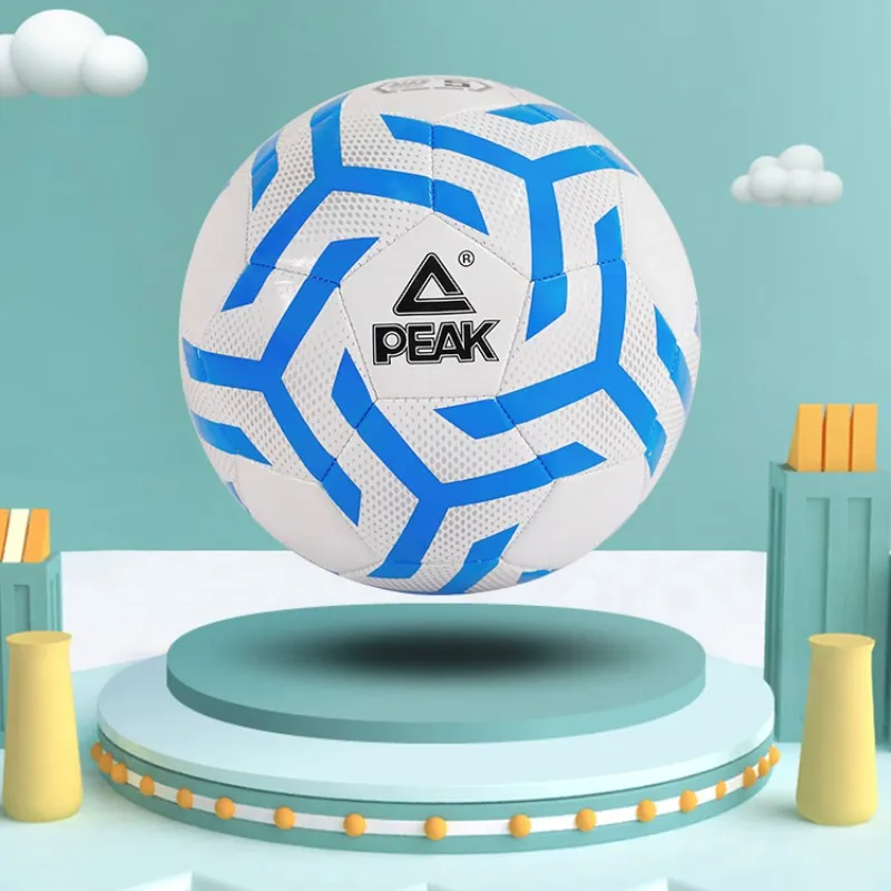 PEAK Size 5 Soccer PVC Machine Stitched Soccer Ball Unisex-12