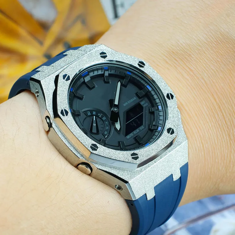 Vencrew Unisex Frost Gold Collection Watch Cases-1
