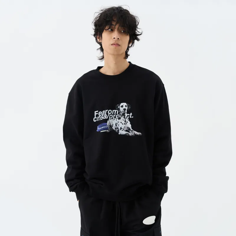 FEAROM Crew Neck Loose Fit Sweatshirt Unisex-7