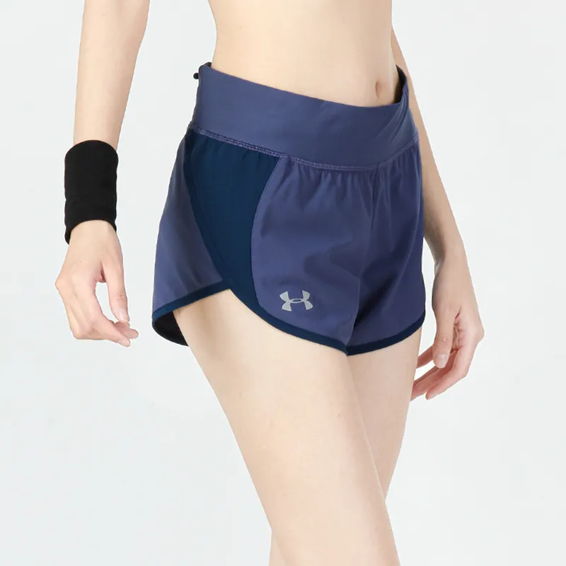 Under Armour SpeedPocket Casual Shorts Women's Purple-4