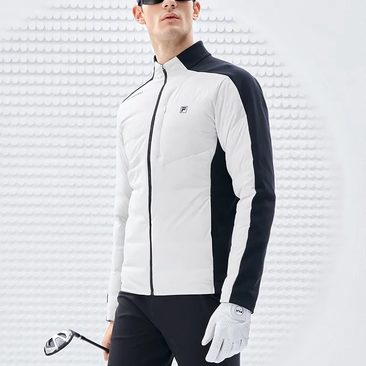 FILA Athletics Down Jackets Men Taiqing Gray-5