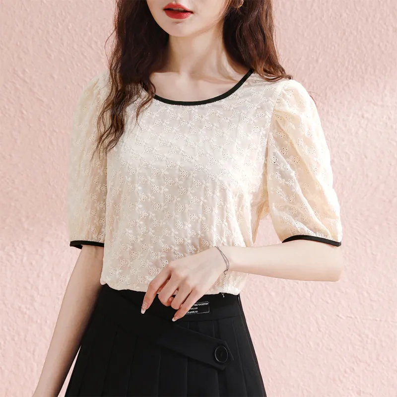 HIPPIEMISS T Shirts Women's Beige Yellow-4
