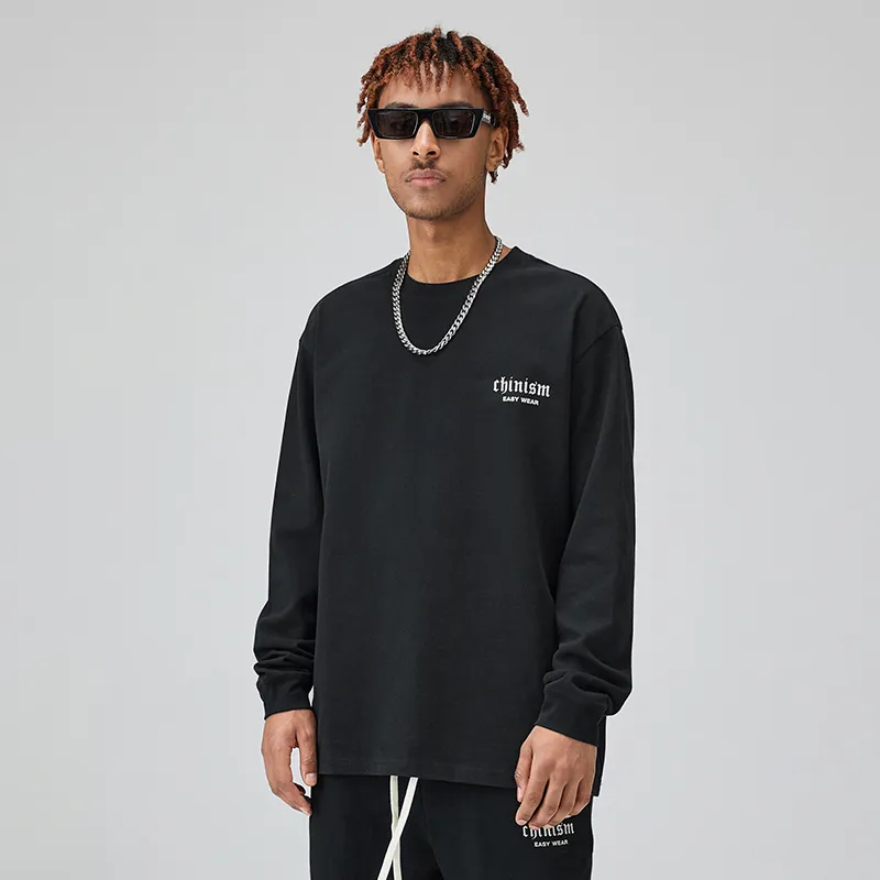 CHINISM Drop Shoulder Sleeve T Shirt Unisex-10