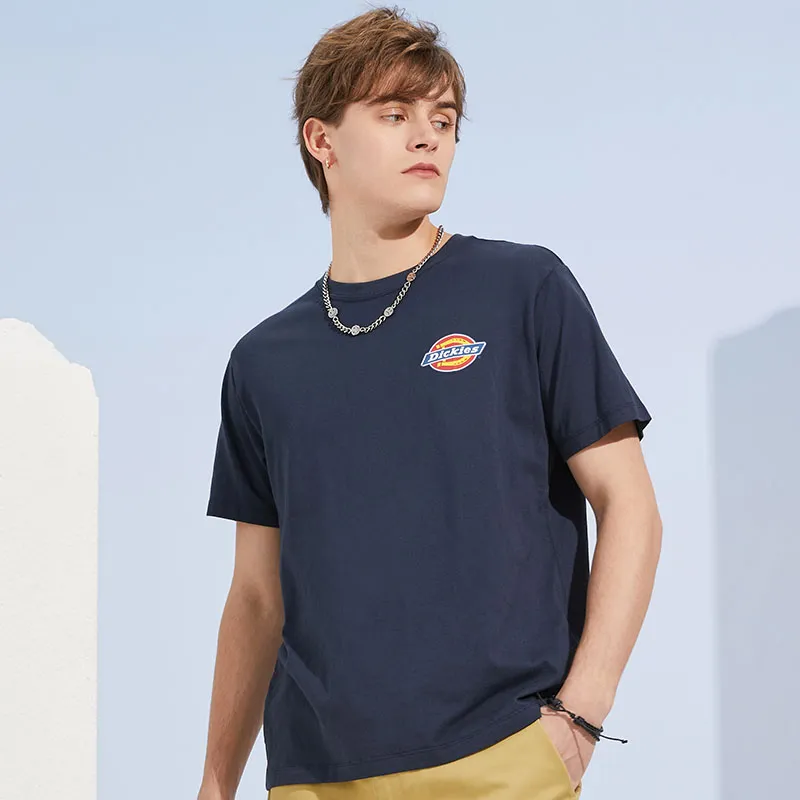 Dickies T Shirt Unisex Dark Marine Blue-4