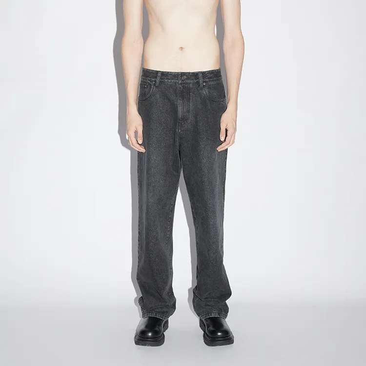 IEW.H Straight Jeans Men's Black-2