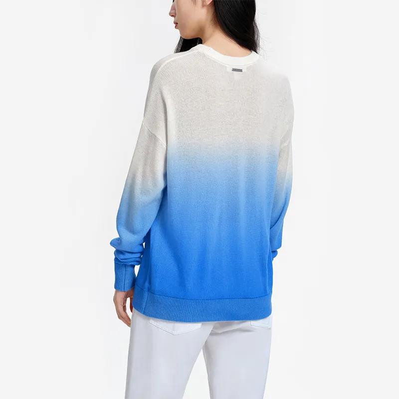 MICHAEL KORS Cashmere Sweaters Women's White Blue-3