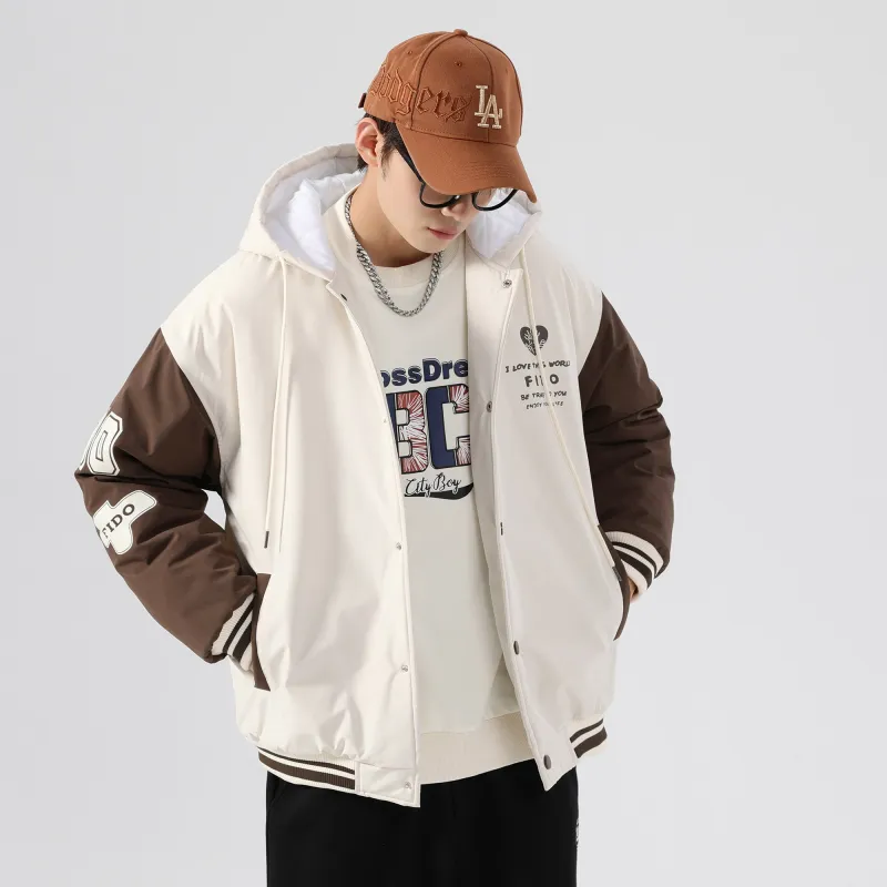 FIDO DIDO Puffer Jackets Unisex-12