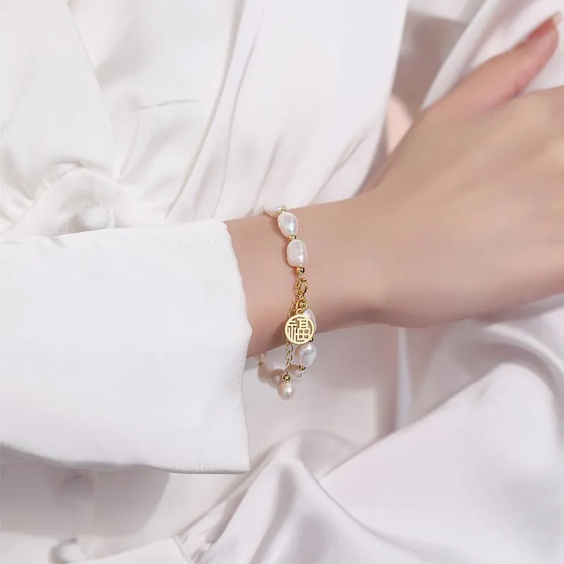 UNG Freshwater Pearl Bracelets Women's-3
