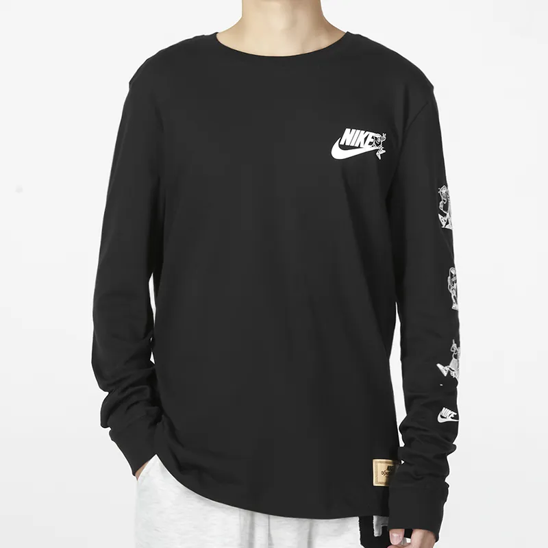 Nike Set in Sleeve T Shirt Men's Black-4