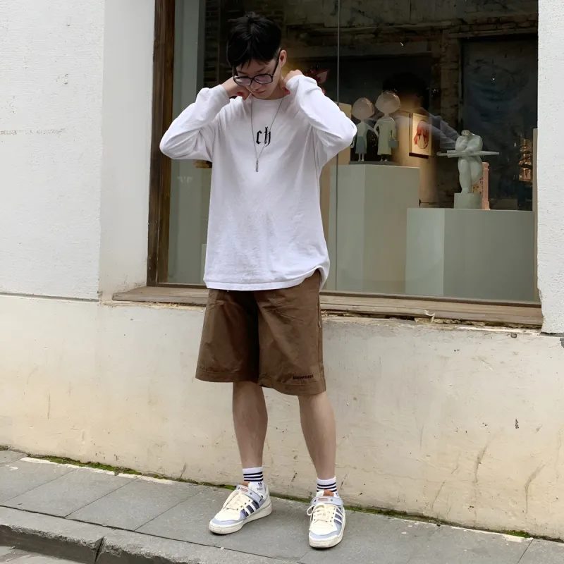 SUPERMOON Casual Shorts Unisex-13