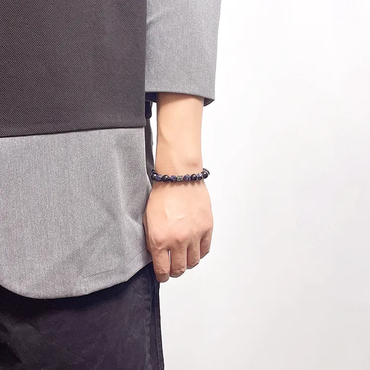 MOUNTAINS AND MANS Agate Bracelets Unisex-16