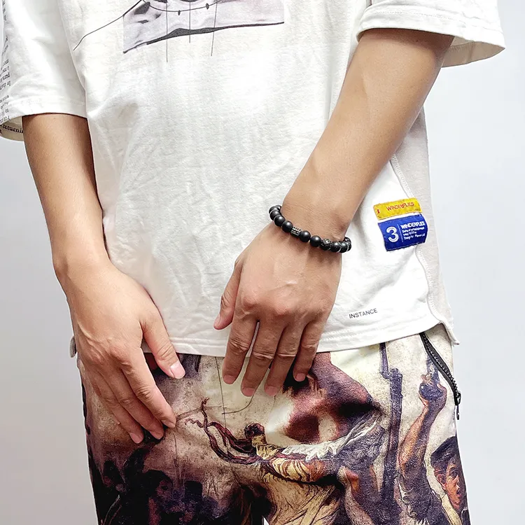 MOUNTAINS AND MANS Agate Bracelets Unisex-9