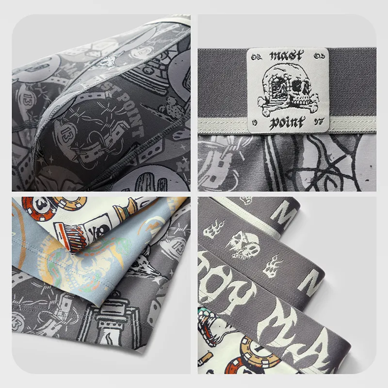 Mast Point Underpants Men's 3 Pack With Gift Box Set Included-3
