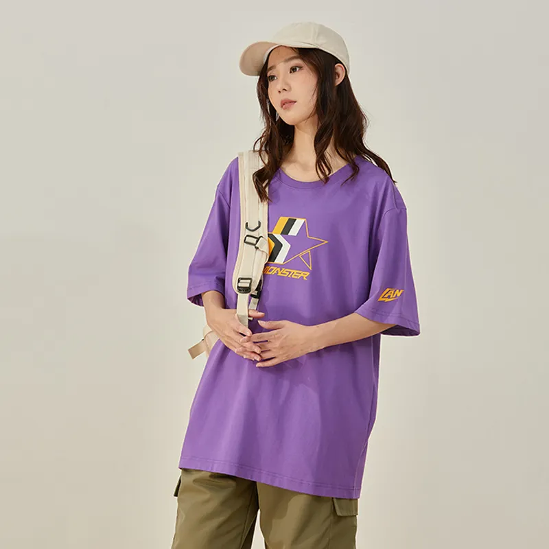 361° T Shirts Unisex Bellflower Purple-3