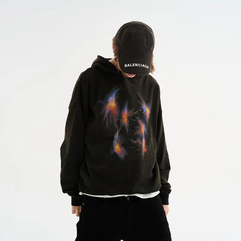 HARSH AND CRUEL Sweatshirts Unisex Washed Black-4