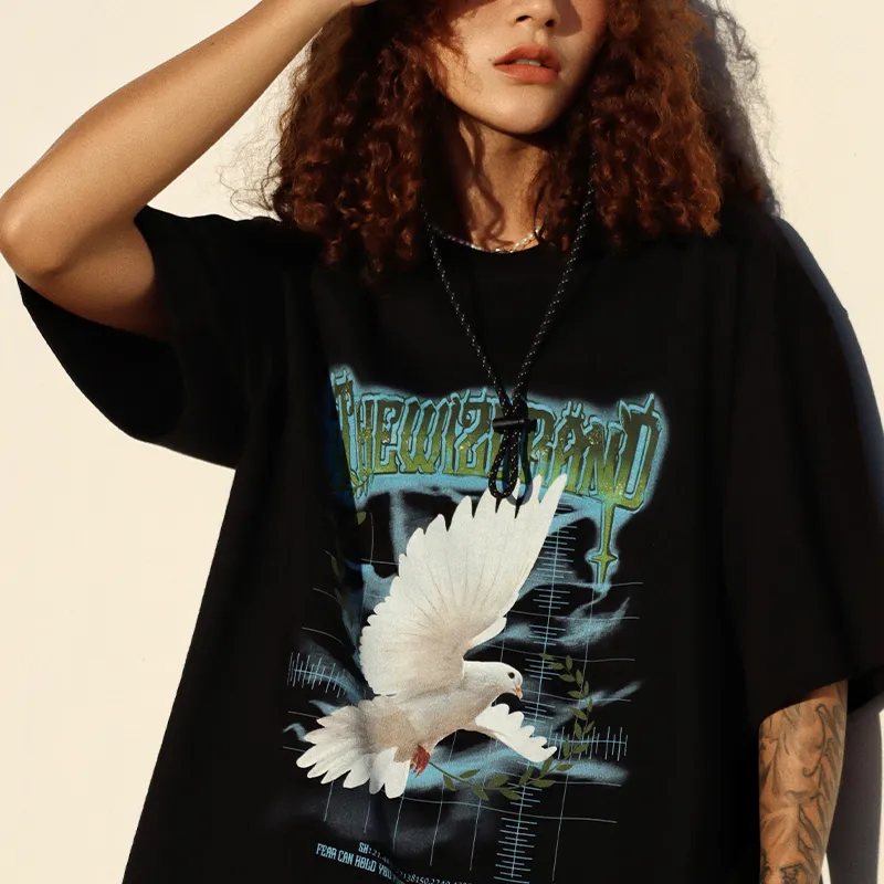 THEWIZBRAND Straight T Shirt Unisex Black-5