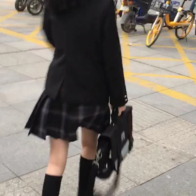 Tokyo Season Skirt Summer Women's Black-17