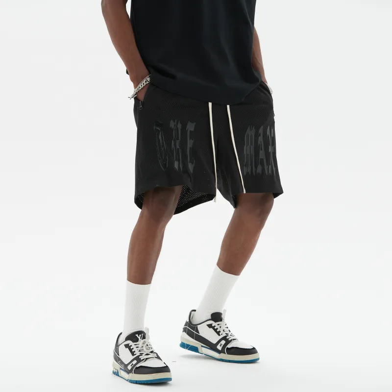 B.X Casual Shorts Men Black-4