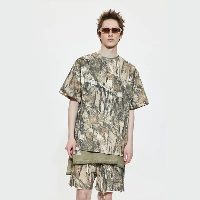 LIFEGOESON T-Shirts Unisex Jungle Camouflage-2