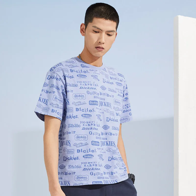 Dickies SS22 T Shirt Unisex Gray Blue-5