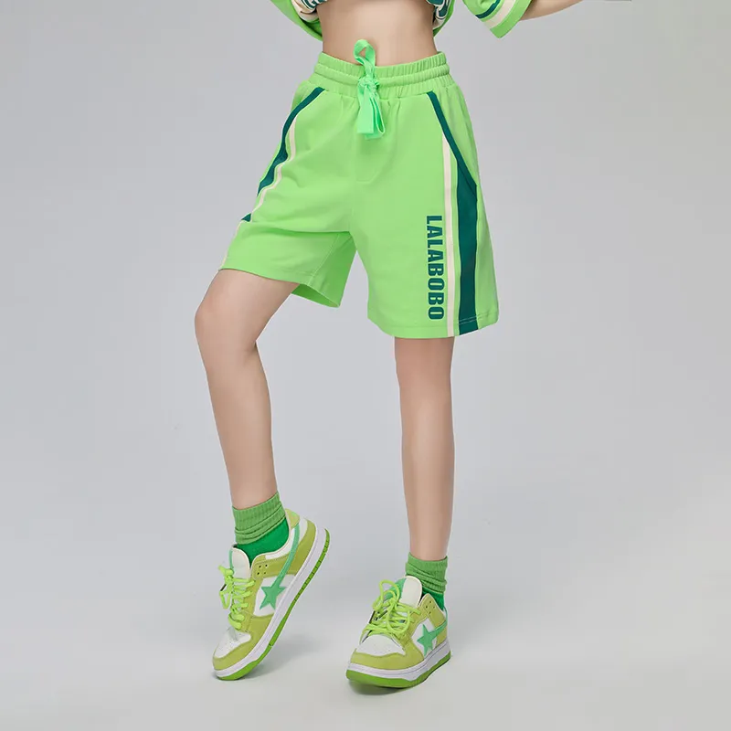 LALABOBO SS23 Casual Shorts Women's Green-5