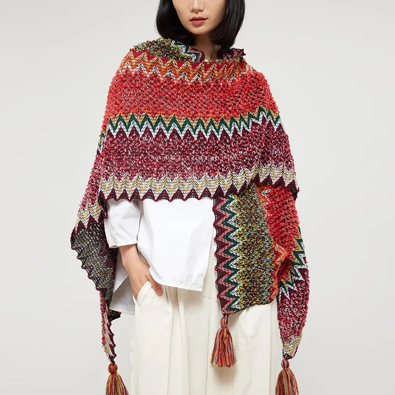 NAME.S Shawls Women's Multicolor Box+Shopping Bag-9