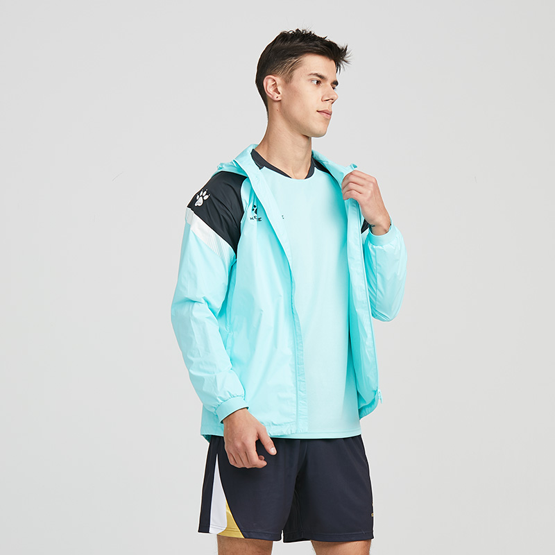 KELME 水色ジャケット Mサイズ 48番 KELME Jackets Unisex - POIZON