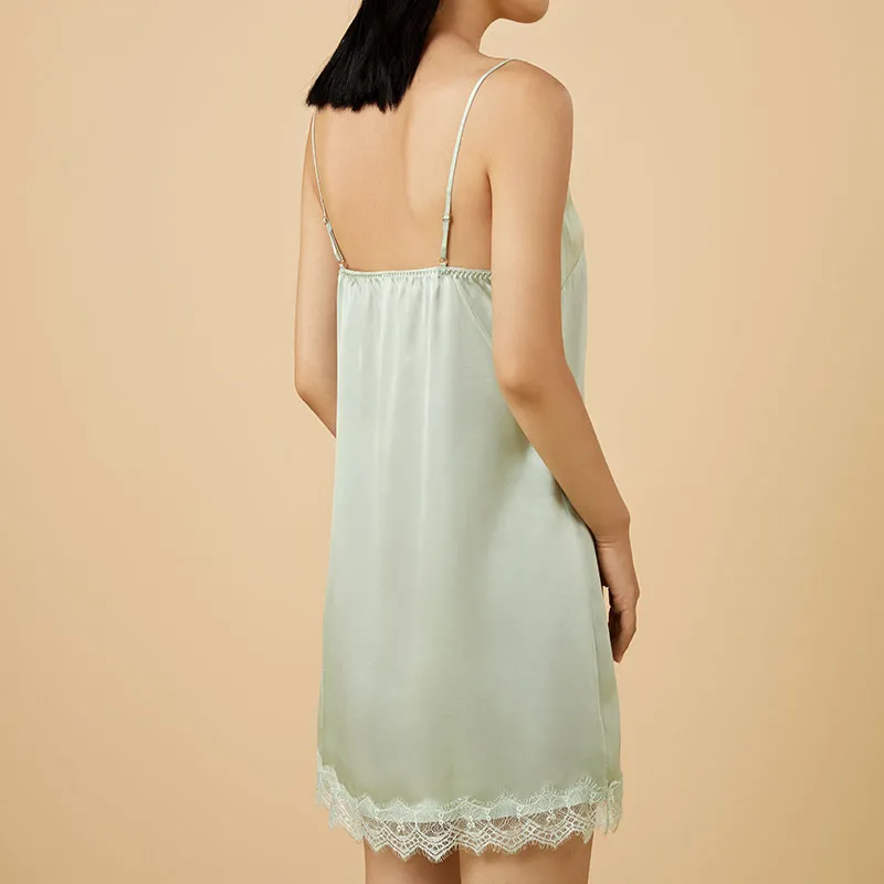 JINSANT Nightgown Women's Green Oasis Ice Spring-1