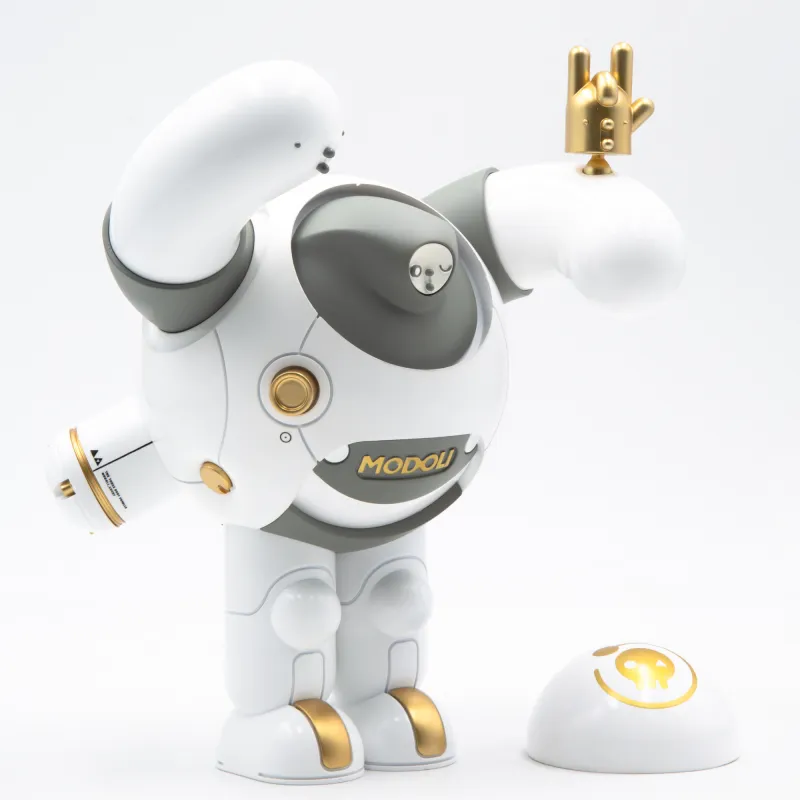 THREE-BODY Labxmodoli Collaboration Dreamer Mecha Style Waterdrop Gold Color Scheme Chibi Figures 20cm-1