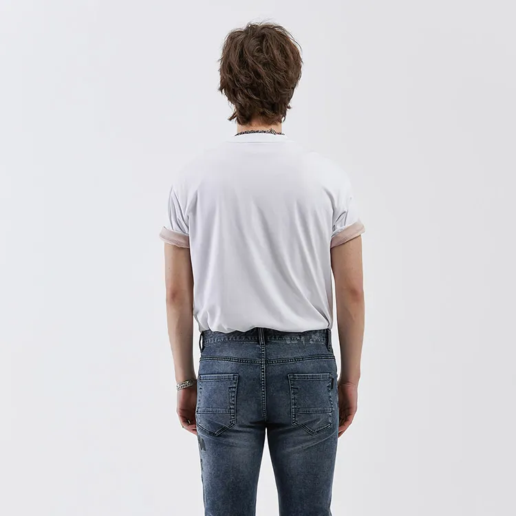 DAVID NAMAN Laputa Collection T Shirts Men White-3