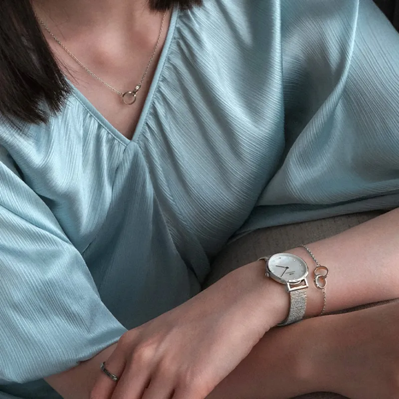Daniel Wellington Lumine Accessory Collection Alloy Necklaces Women's-2