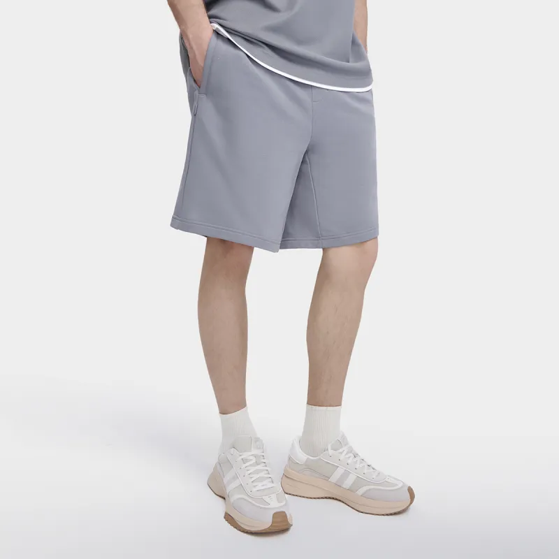 FILA Valentine's Day Collection Casual Shorts Men Cyan Brick Gray-4