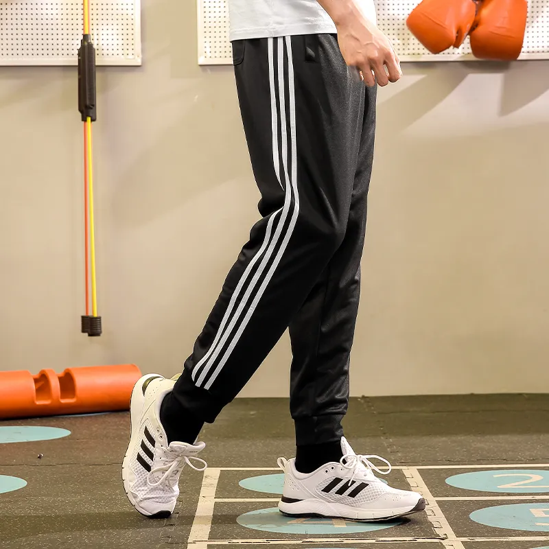 Adidas Knitted Sweatpants Men's Black-3