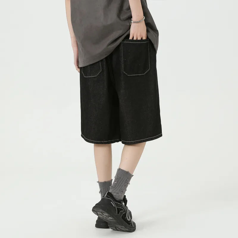 FAIRWHALE Denim Shorts Unisex-4