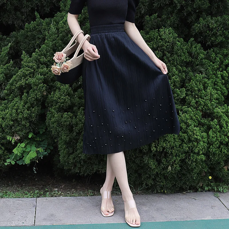 JINYE ORIENTAL Skirt Women's Black-2