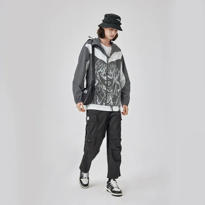 Guuka Trench Coats Men Gray-3