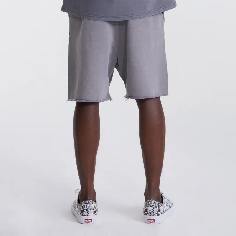 SSSAINT LOUIS Casual Shorts Unisex Washed Gray-2