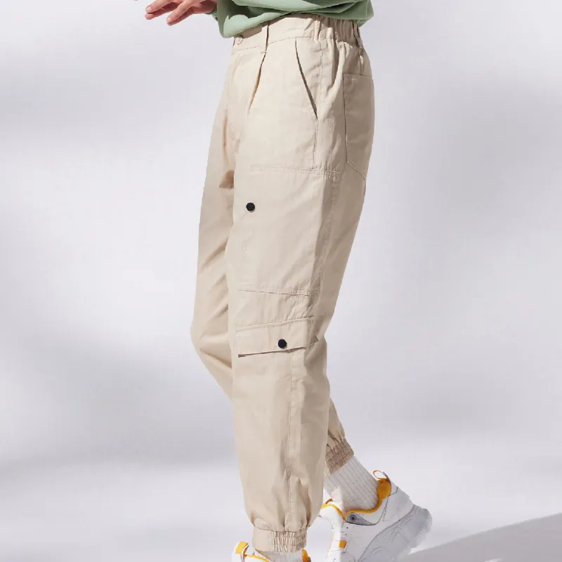 CAT Knitted Sweatpants Unisex Light Khaki-4