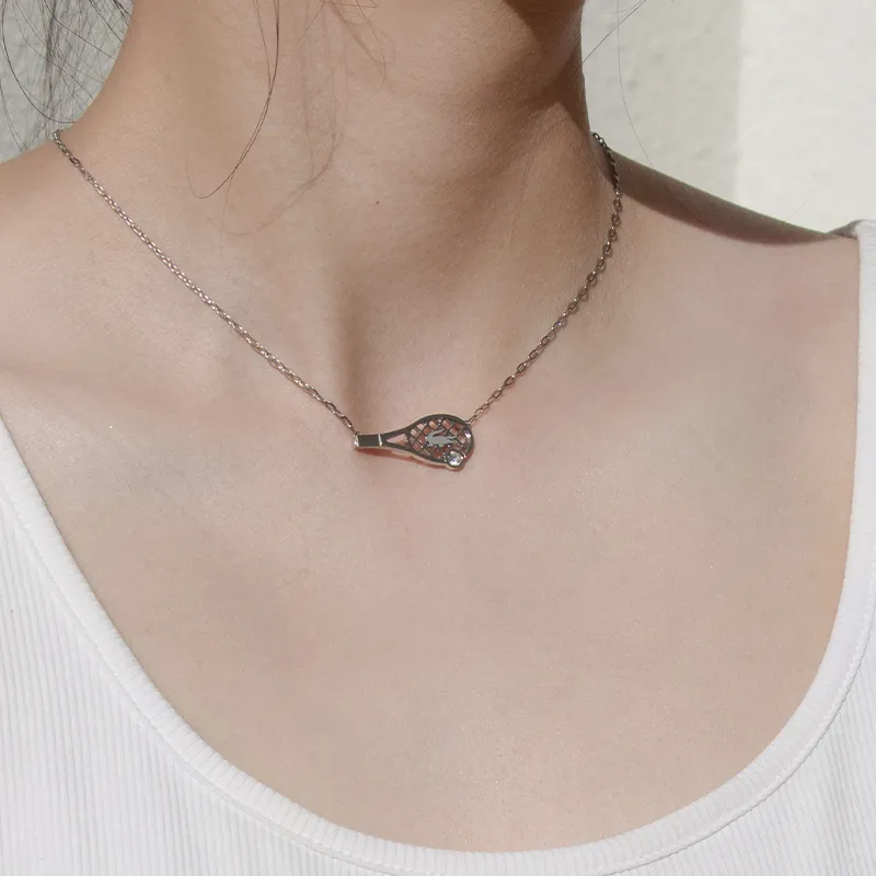 LACOSTE Stainless Steel Necklaces Women's Silver 2040035-3