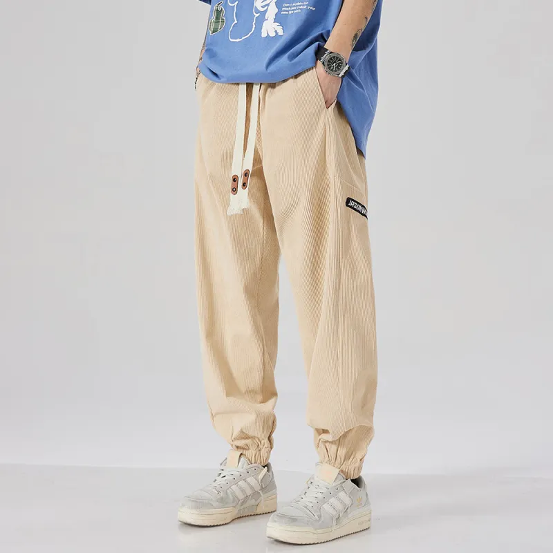 JASONWOOD Autumn And Winter Season Knitted Sports Pants Trendy Thickened Casual Pants Unisex-29