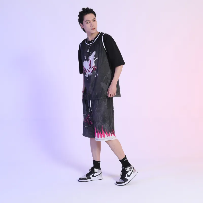 FireMonkey Basketball Suit Unisex Black-5