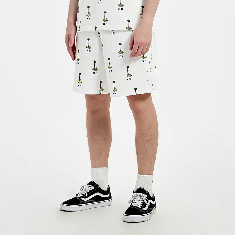 XxDESIGN Casual Shorts Unisex White-4