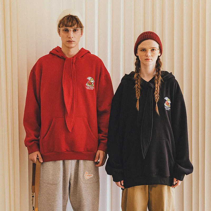 WAYNEXZAVIER Hooded Loose Fit Plus Size Sweatshirt Unisex-2