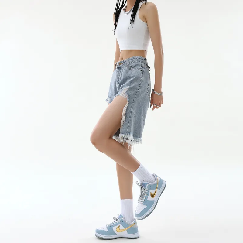 LBPC Denim Shorts Women's Blue-4