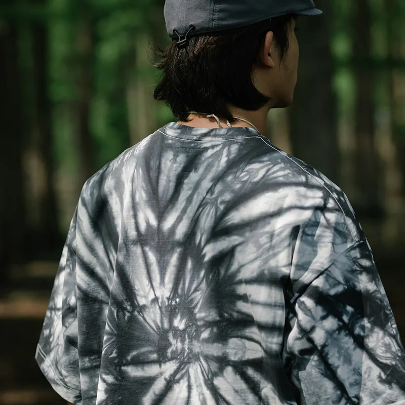 TEKABLU T Shirt Men's Tie Dye Gray-7