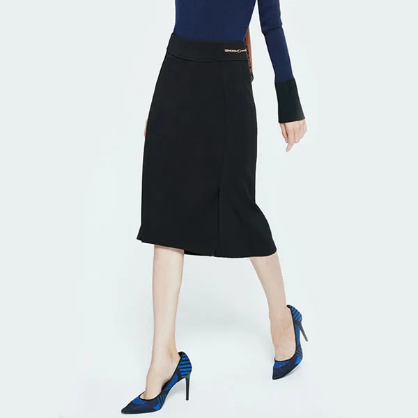 DKNY Casual Long Skirts Women's Black-3