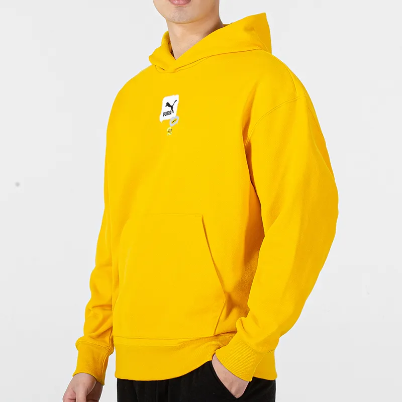 PUMA Sweatshirts Men Yellow-4