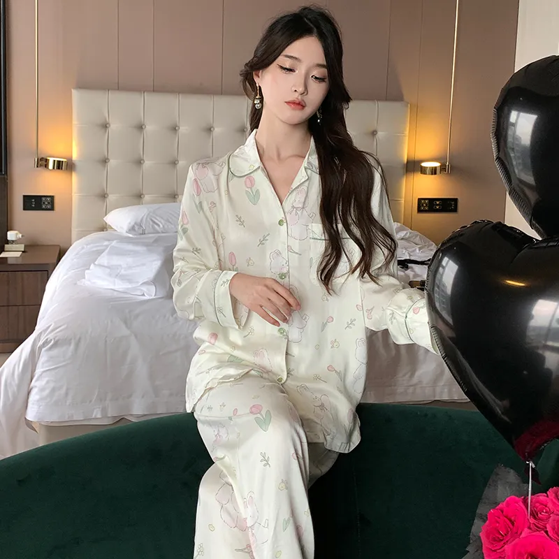 Flow Yarn Women's Pajama Sets-6
