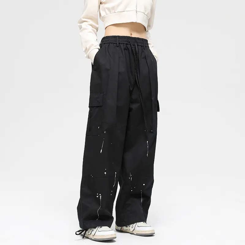 SCRM Straight Moderate Casual Pants Unisex-4