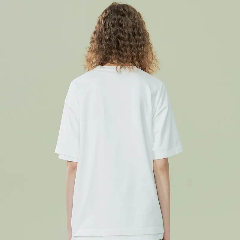 CONCORDEVENT Straight T-Shirt Unisex White-2